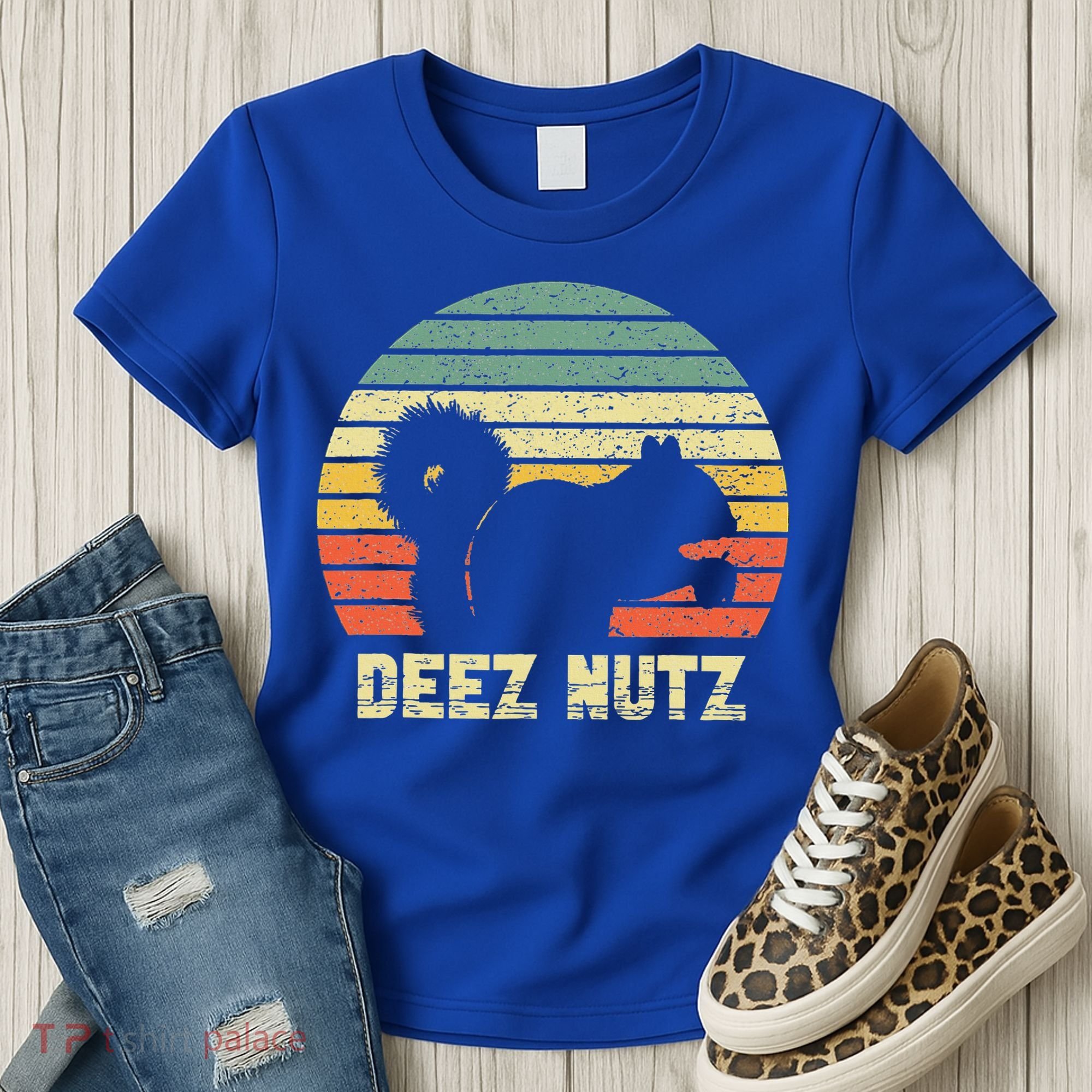 Deez Nuts Nutcracker Squirrel Deez Nutz Deezs Nut Funny  Women's T-Shirt