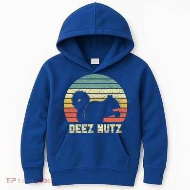 Deez Nuts Nutcracker Squirrel Deez Nutz Deezs Nut Funny  Kids Hoodie
