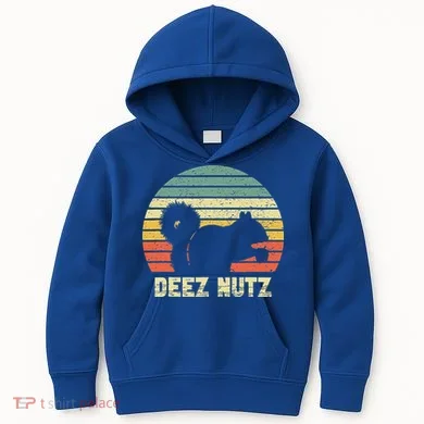 Deez Nuts Nutcracker Squirrel Deez Nutz Deezs Nut Funny  Kids Hoodie