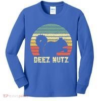 Deez Nuts Nutcracker Squirrel Deez Nutz Deezs Nut Funny  Kids Long Sleeve Shirt thumb 0