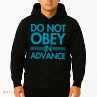 Do Not Obey In Advance Teal Premium Hoodie thumb 2