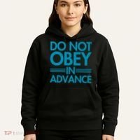 Do Not Obey In Advance Teal Premium Hoodie thumb 5