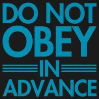 Do Not Obey In Advance Teal Premium Long Sleeve Shirt thumb 2