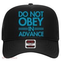 Do Not Obey In Advance Teal Premium Hat thumb 0