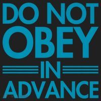 Do Not Obey In Advance Teal Premium Hat thumb 2