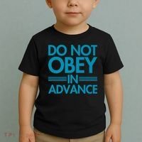 Do Not Obey In Advance Teal Premium Toddler T-Shirt thumb 2