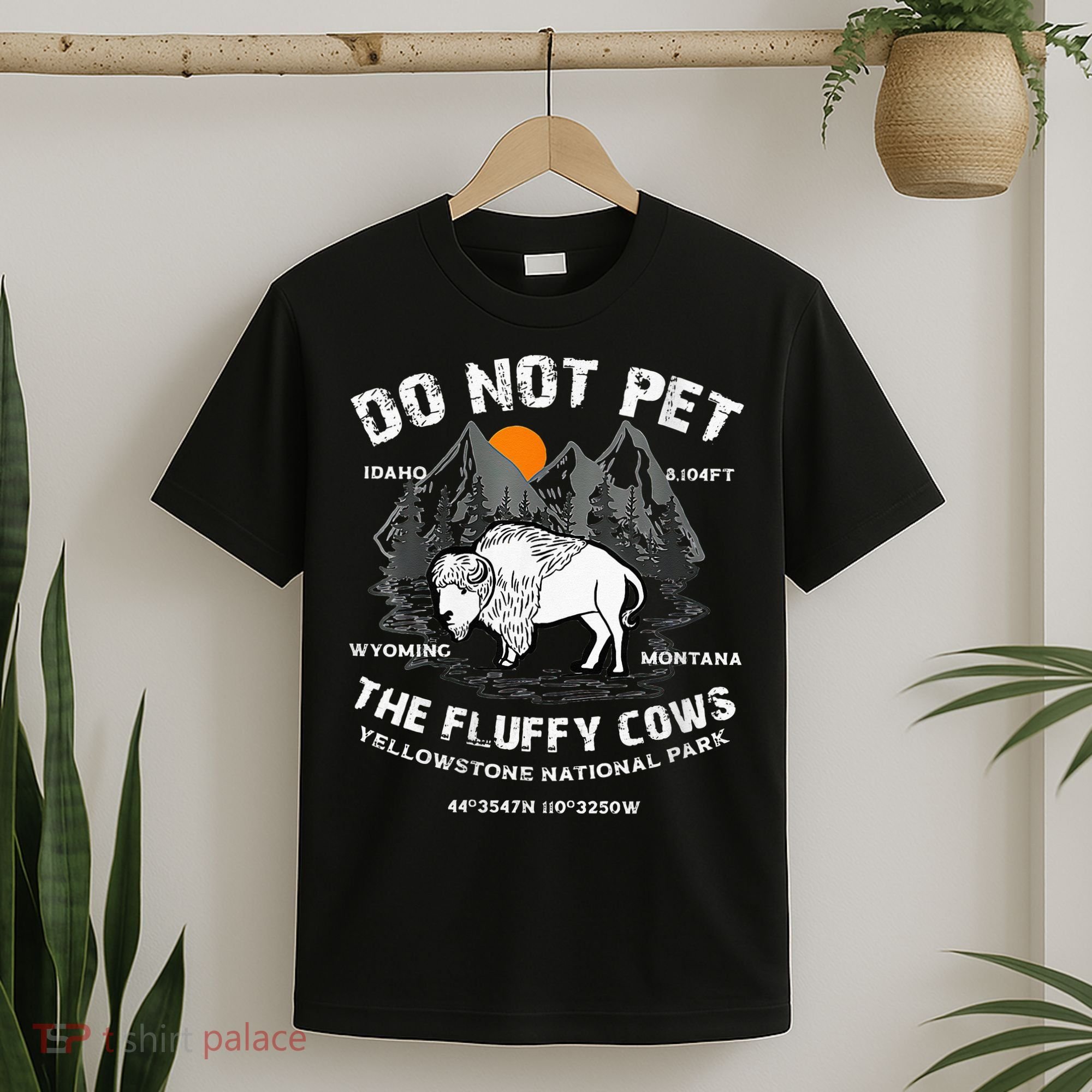 Do Not Pet Fluffy Cows Bison Yellowstone National Park T-Shirt