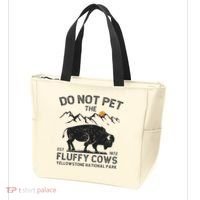 Do Not Pet The Fluffy Cows Yellowstone National Park Cows Tote Bag thumb 3