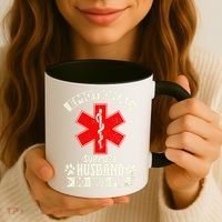 Do Not Pet Emotional Support Husband Funny Coffee Mug thumb 3