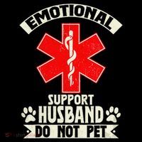 Do Not Pet Emotional Support Husband Funny Coffee Mug thumb 5