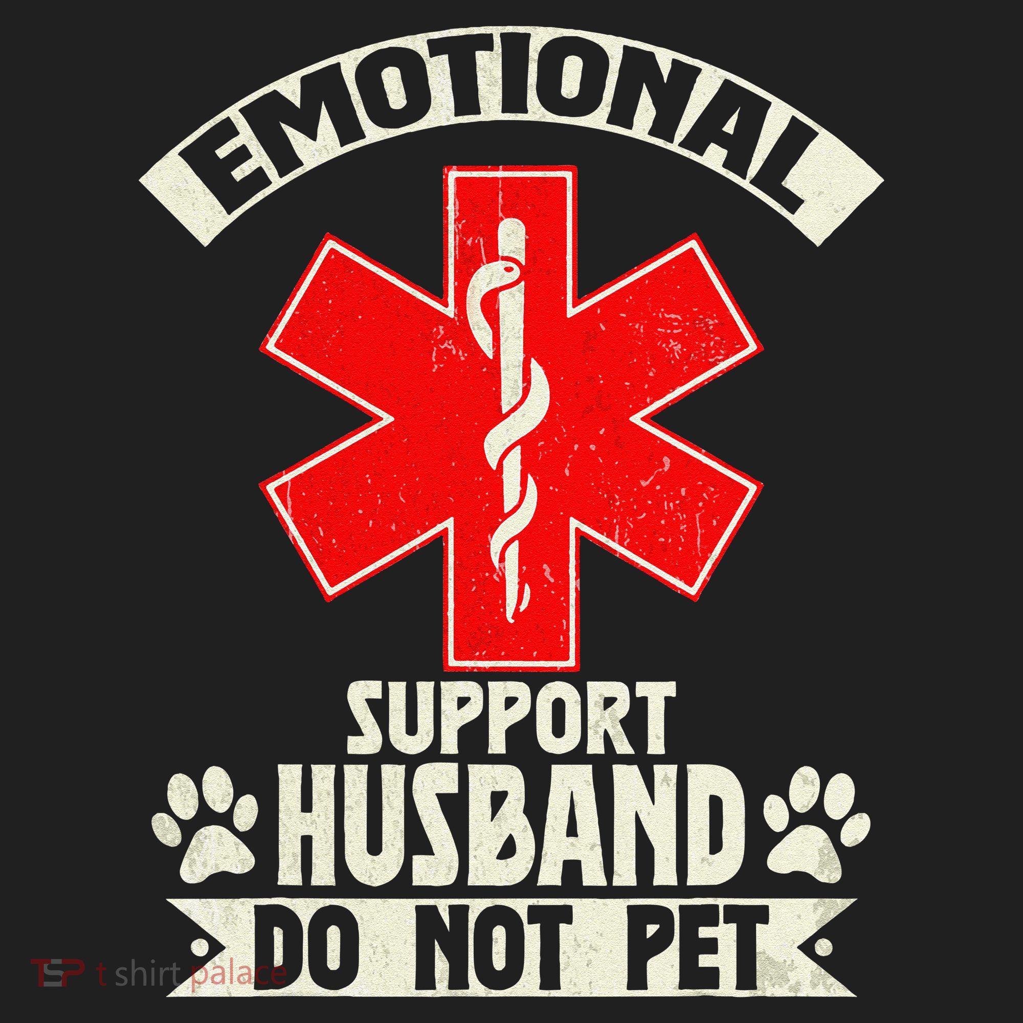 Do Not Pet Emotional Support Husband Funny Beanie