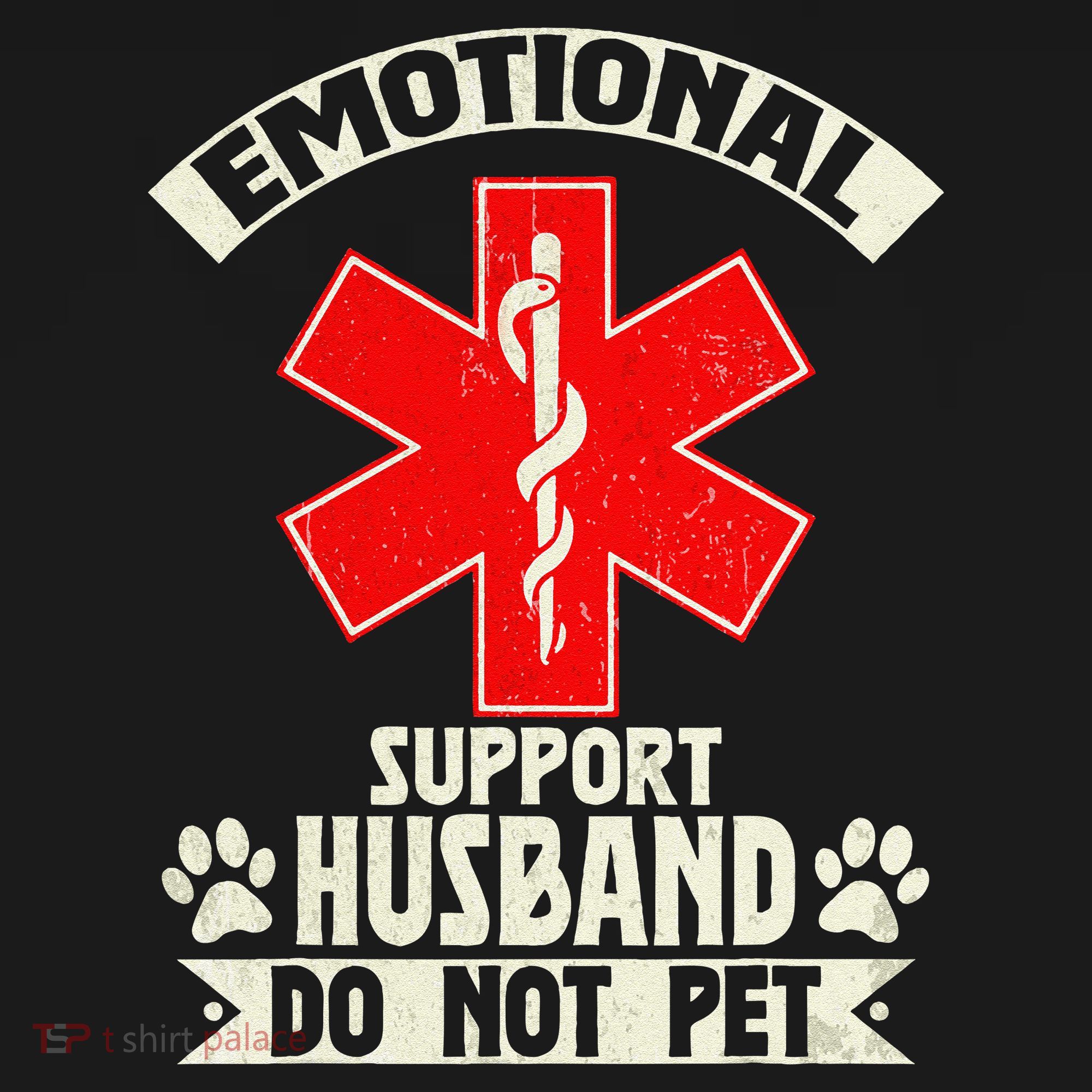 Do Not Pet Emotional Support Husband Funny Pajama Set