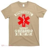 Do Not Pet Emotional Support Husband Funny T-Shirt thumb 0