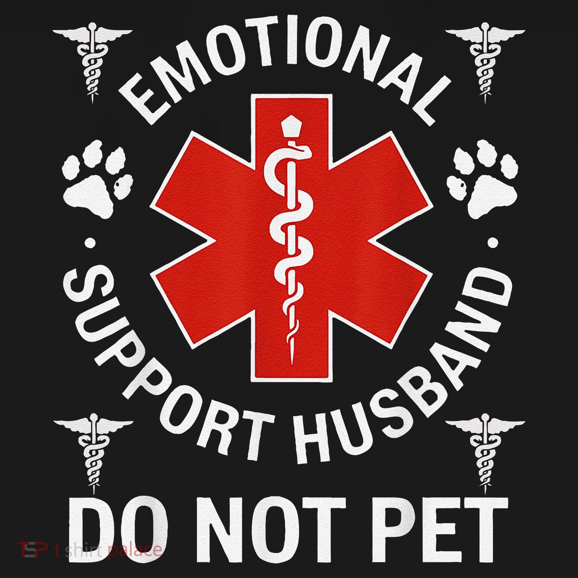 Do Not Pet Emotional Support Husband Funny Emotional Apron