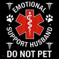 Do Not Pet Emotional Support Husband Funny Emotional Coffee Mug thumb 5