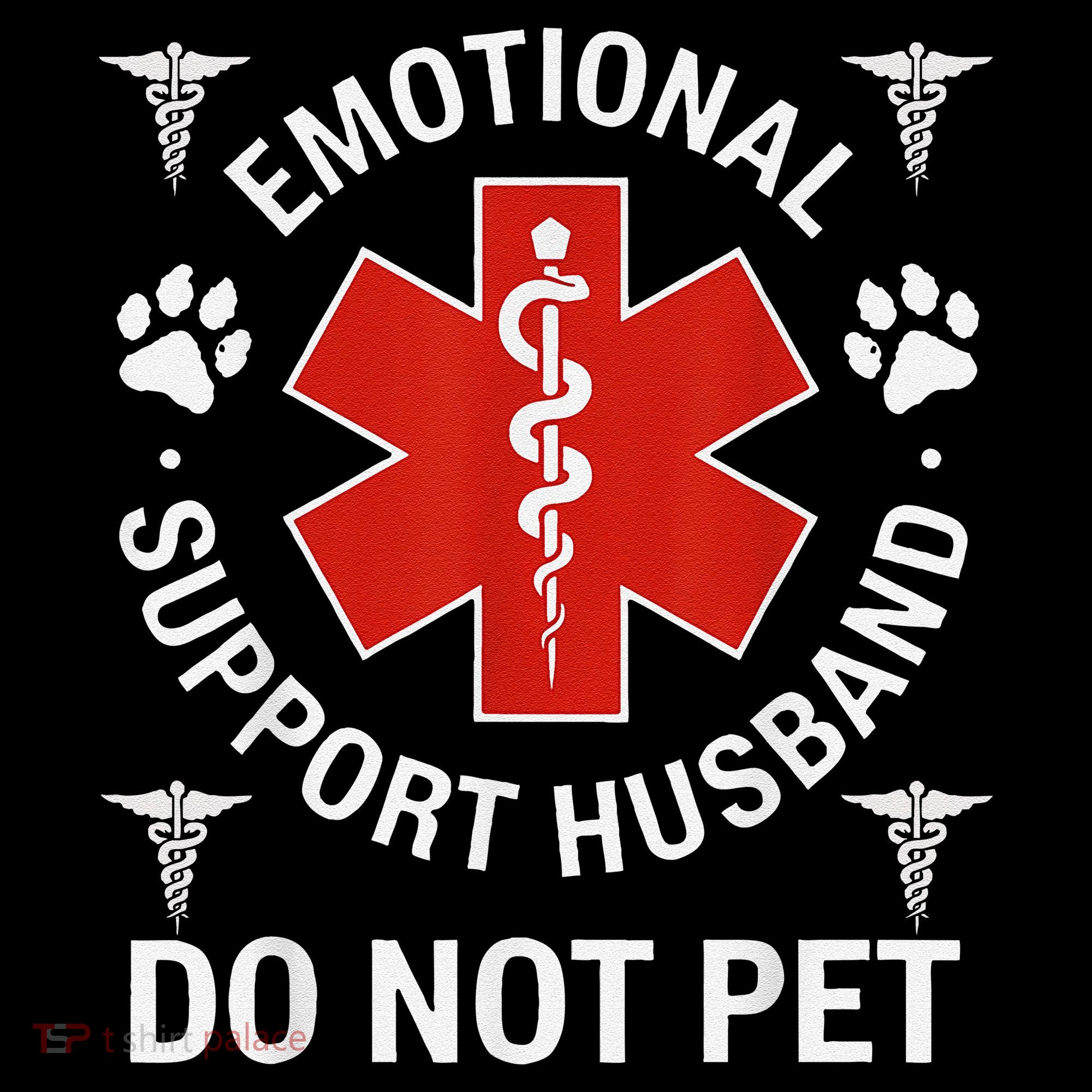 Do Not Pet Emotional Support Husband Funny Emotional Coffee Mug