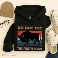 Do Not Pet The Fluffy Cows Hoodie thumb 4