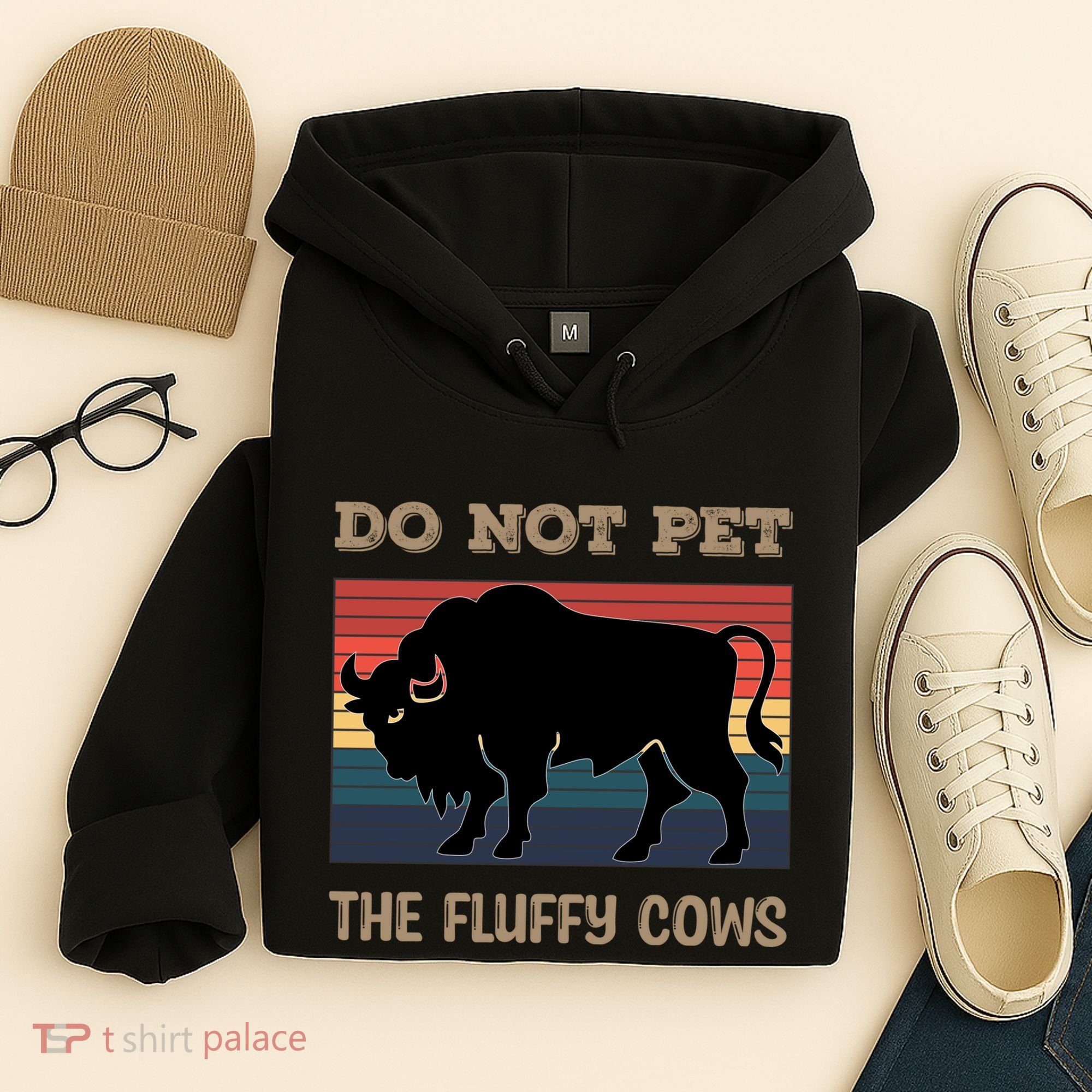 Do Not Pet The Fluffy Cows Hoodie