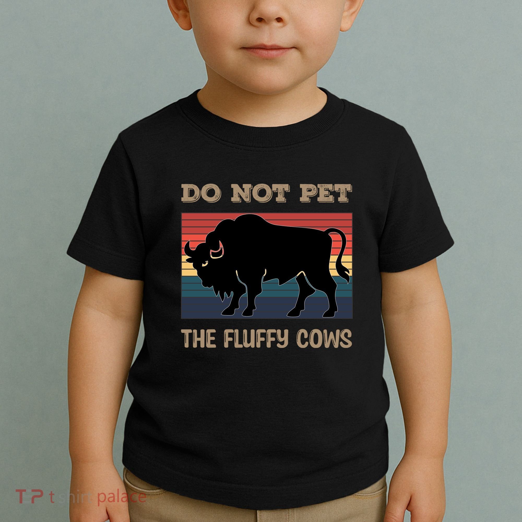 Do Not Pet The Fluffy Cows Toddler T-Shirt
