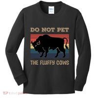 Do Not Pet The Fluffy Cows Kids Long Sleeve Shirt thumb 0