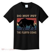 Do Not Pet The Fluffy Cows Kids T-Shirt thumb 0