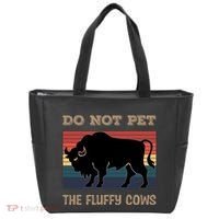 Do Not Pet The Fluffy Cows Tote Bag thumb 0