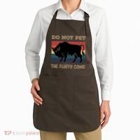 Do Not Pet The Fluffy Cows Apron thumb 2