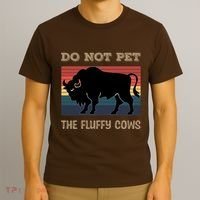 Do Not Pet The Fluffy Cows T-Shirt thumb 3