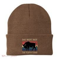 Do Not Pet The Fluffy Cows Beanie thumb 0