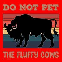 Do Not Pet The Fluffy Cows Santa Hat thumb 1
