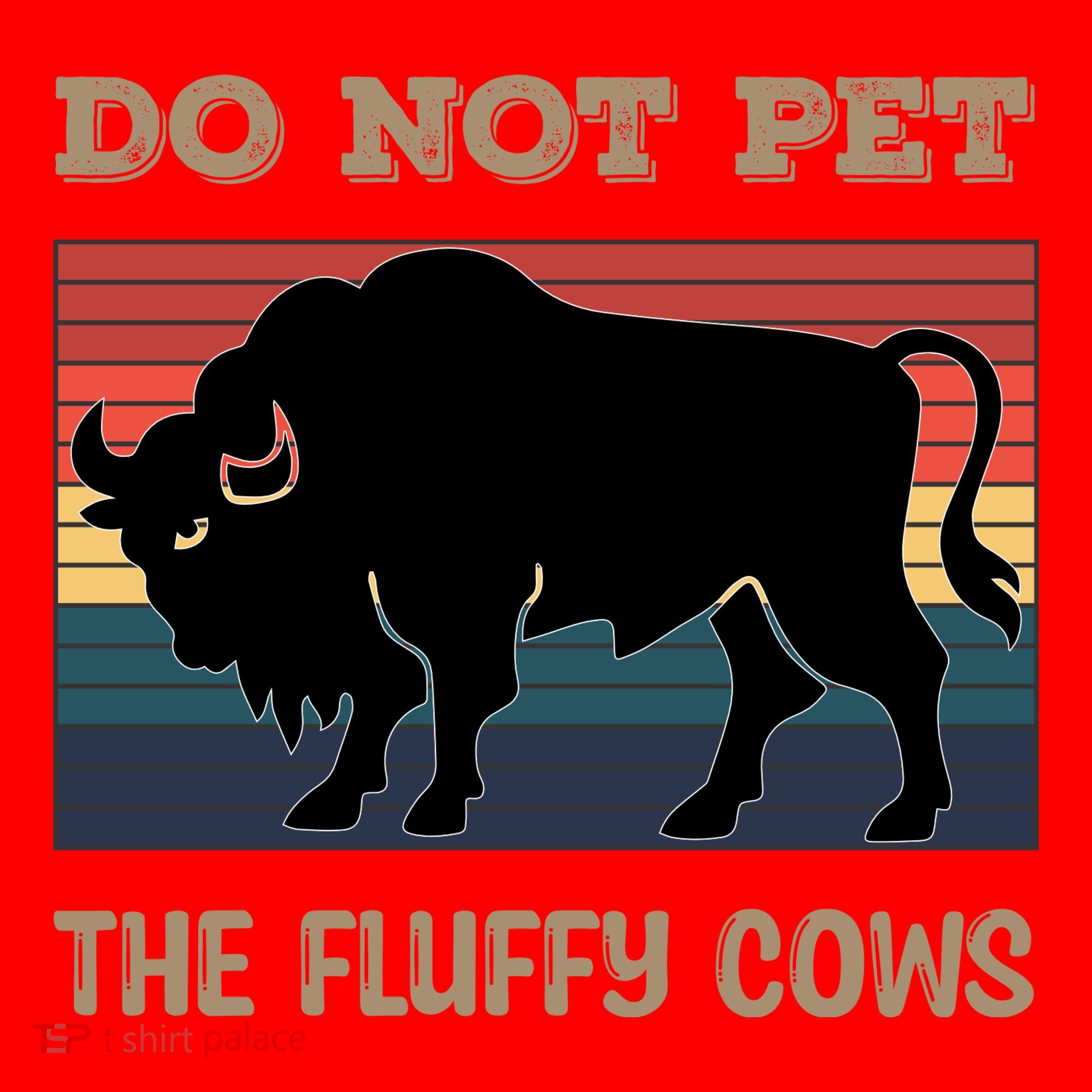 Do Not Pet The Fluffy Cows Santa Hat