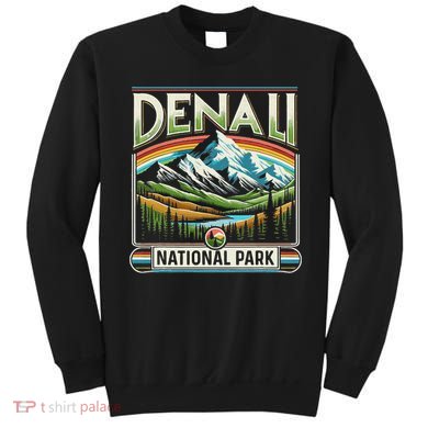 Denali National Park Scenic Retro Apparel Denali Sweatshirt