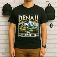 Denali National Park Scenic Retro Apparel Denali T-Shirt thumb 6