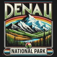Denali National Park Scenic Retro Apparel Denali Polo thumb 3