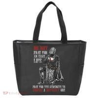 Do Not Pray For An Easy Life Pray For The Strength To Endure Tote Bag thumb 0