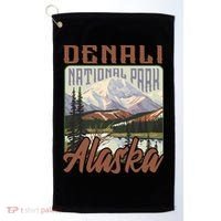 Denali National Park Alaska Golf Towel thumb 0