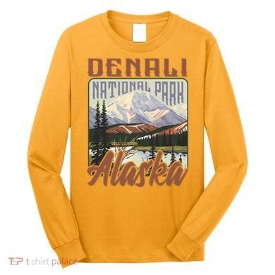 Denali National Park Alaska Long Sleeve Shirt