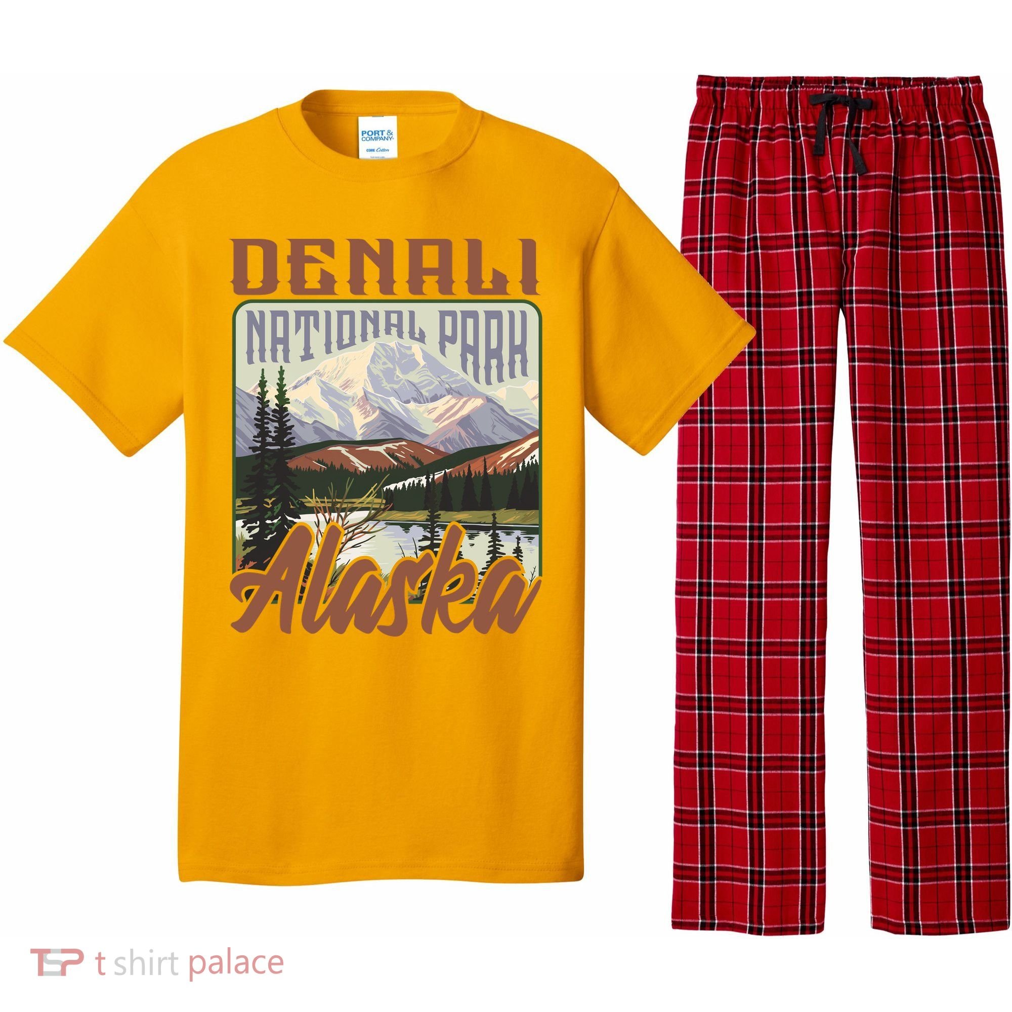 Denali National Park Alaska Pajama Set