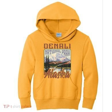 Denali National Park Alaska Kids Hoodie