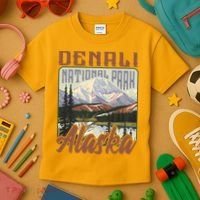 Denali National Park Alaska Kids T-Shirt thumb 3