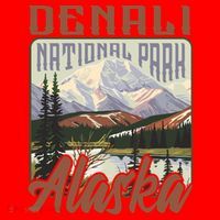 Denali National Park Alaska Santa Hat thumb 1