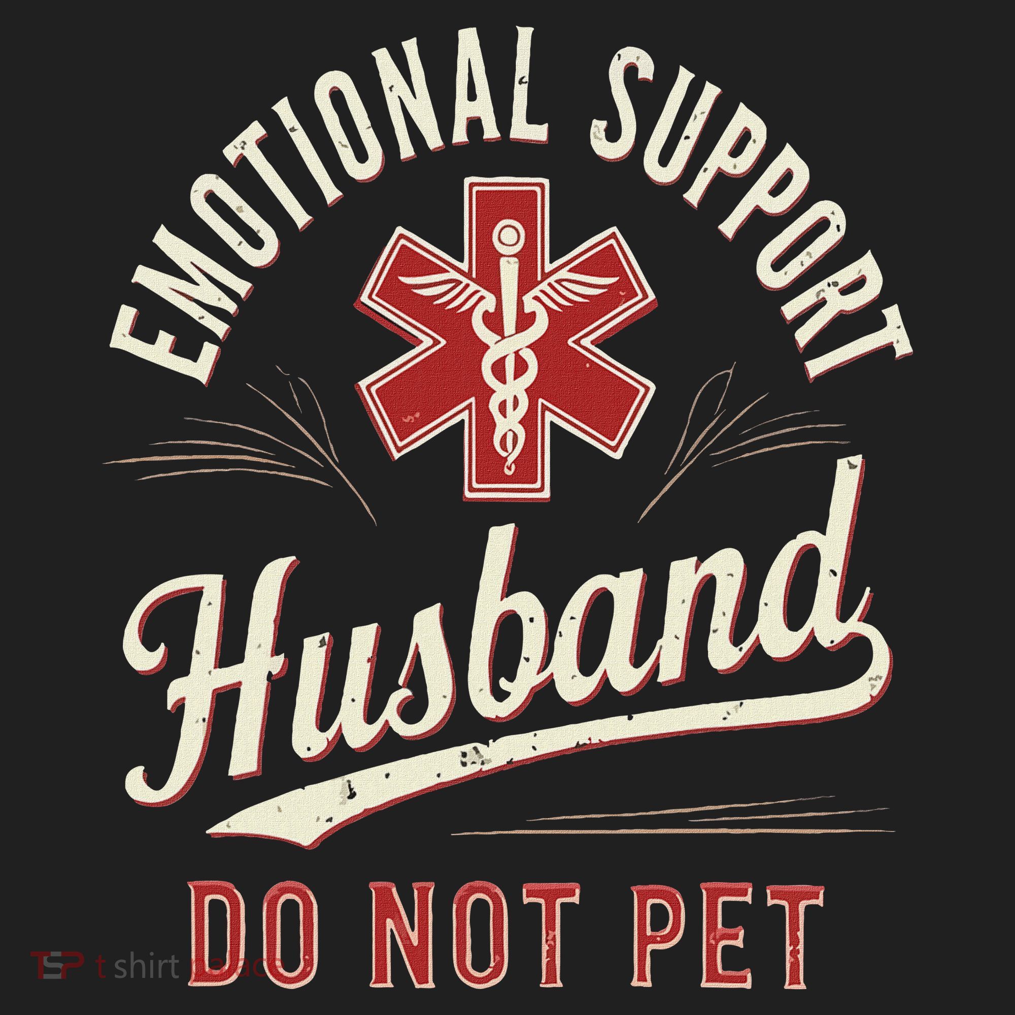 Do Not Pet Emotional Support Husband Funny Tumbler