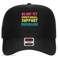 Do Not Pet Emotional Support Husband A Fun Couple Hat thumb 0