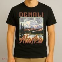 Denali National Park Alaska vintage friends T-Shirt thumb 3