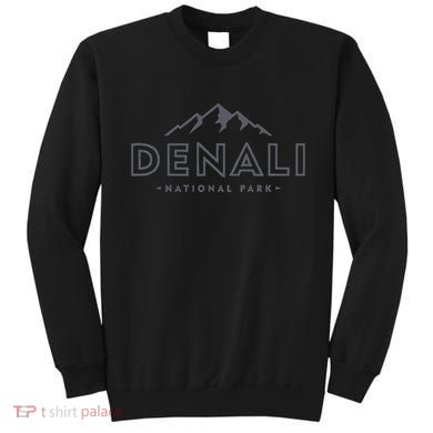 Denali National Park Mountain Vintage Alaska Souvenir Sweatshirt