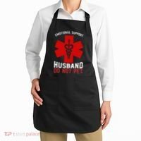 Do Not Pet Emotional Support Husband Apron thumb 2