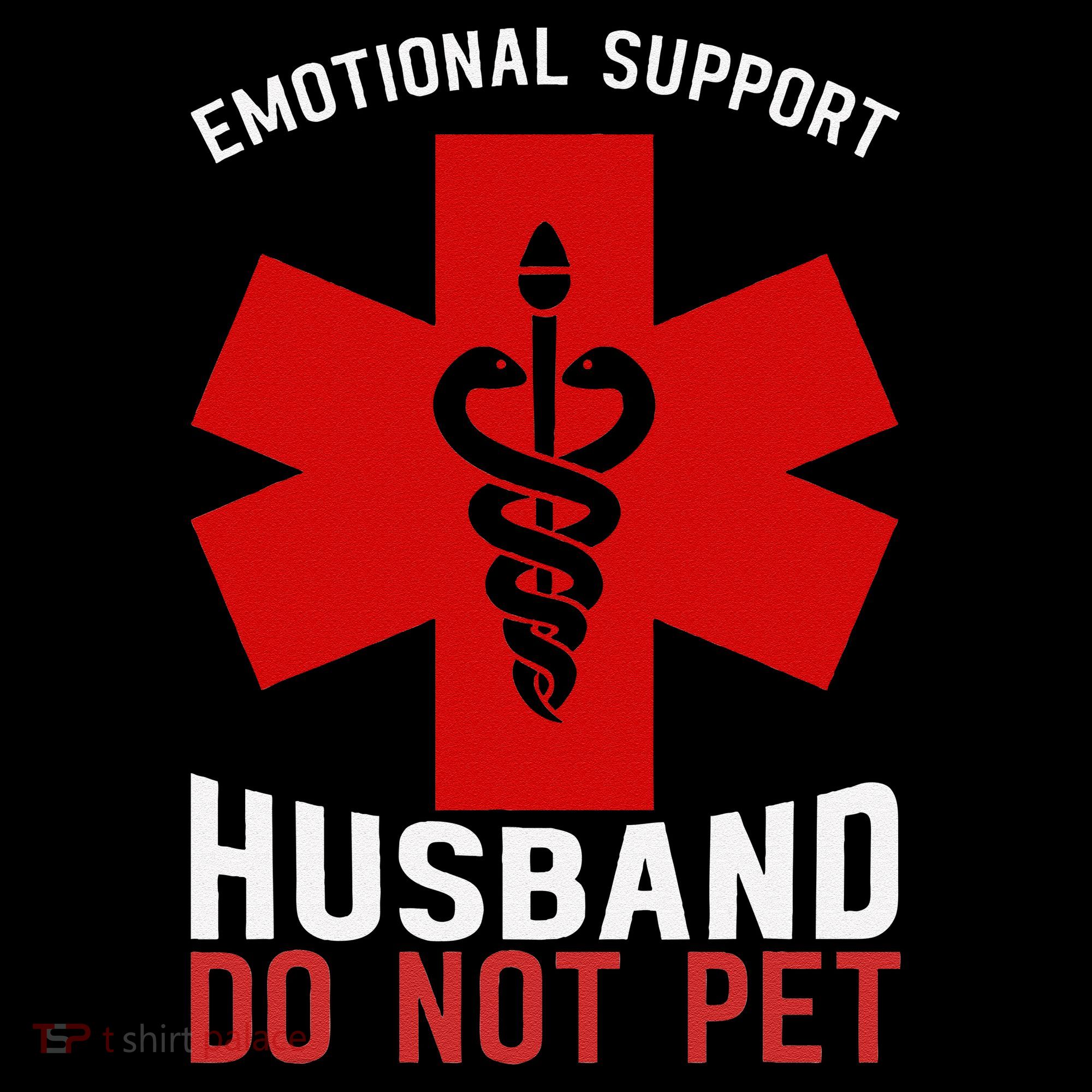 Do Not Pet Emotional Support Husband Bucket Hat