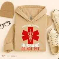 Do Not Pet Emotional Support Husband Hoodie thumb 4