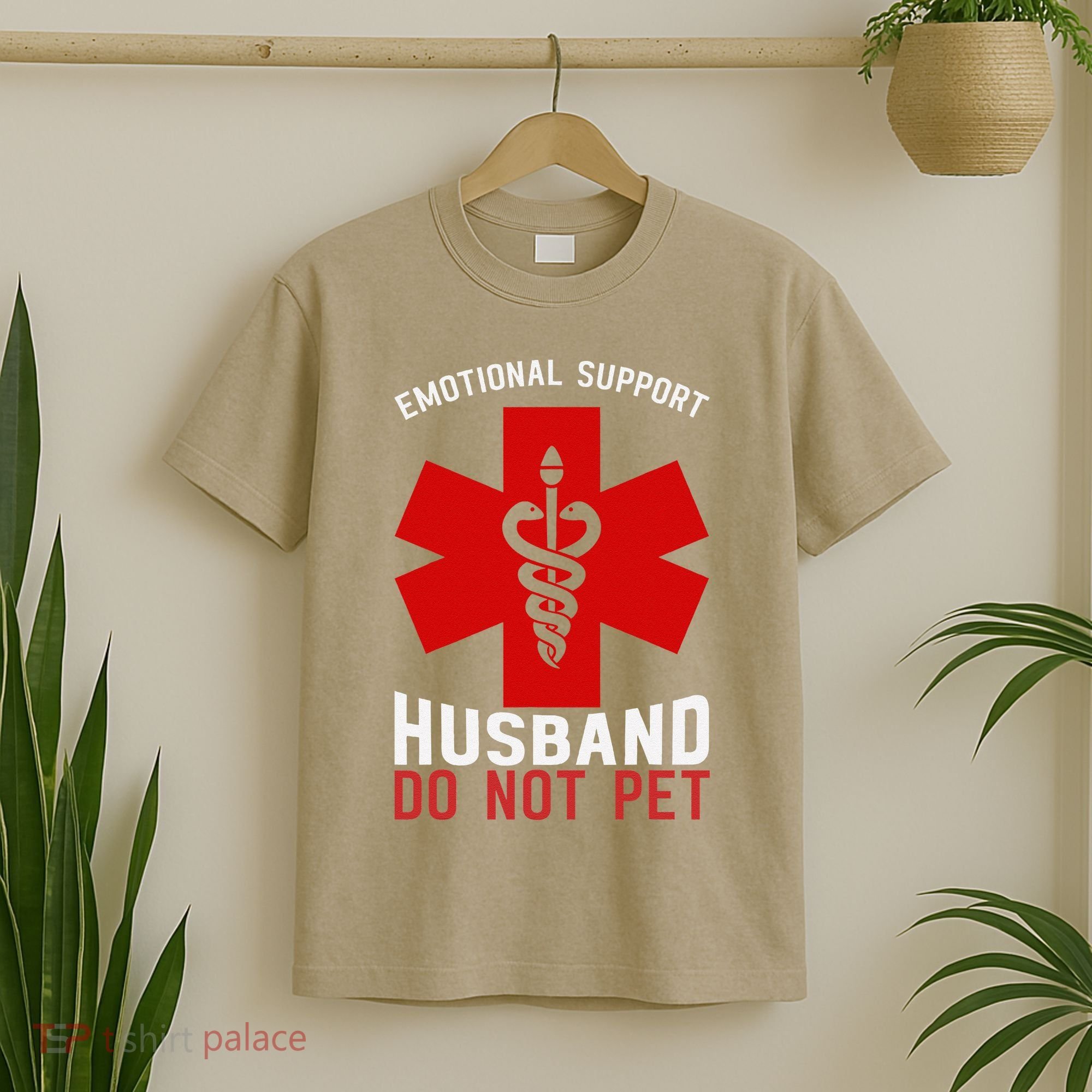 Do Not Pet Emotional Support Husband T-Shirt