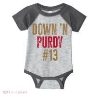 Down N Purdy San Francisco Football Playoffs Infant Baby Jersey Bodysuit thumb 0